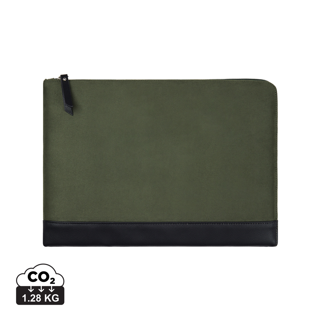 Pochette ordinateur 14" personnalisable Marlow VINGA Vert / Noir